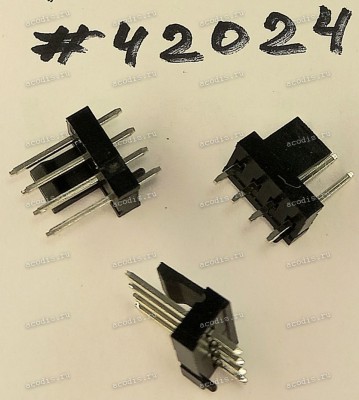Разъём IDC IDC-4MS 2.54mm 4P 2.54 W/P BLK/C S/T (Asus p/n: 12008-00013800) PINREX 744-81-04TB1B