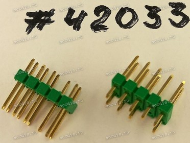 Разъём IDC IDC-10MS 2.54mm 2X5P 2.54mm S/T K8,GREE (Asus p/n: 12G06105010V) FOXCONN HC11051-GD5 <G>