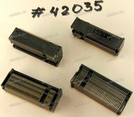 Разъём M2 NGFF KEY-M 67P,8.5H SMT (Asus p/n: 12003-00072700) LOTES APCI0376-P005H