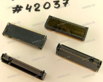 Разъём M2 NGFF GEN4 KEY-M 67P G/F 4.0H BLK S (Asus p/n: 12003-00073900) FOXCONN AS0BC21-S40BM-7H