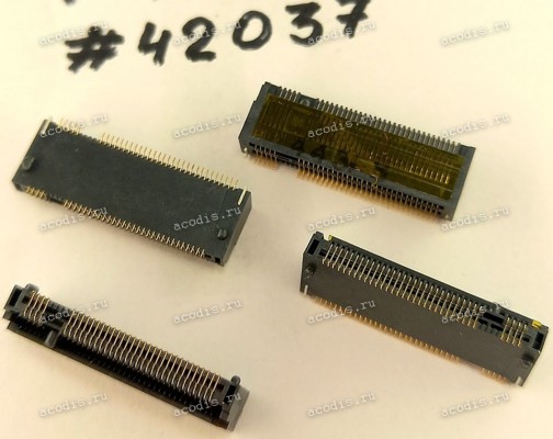 Разъём M2 NGFF GEN4 KEY-M 67P G/F 4.0H BLK S (Asus p/n: 12003-00073900) FOXCONN AS0BC21-S40BM-7H