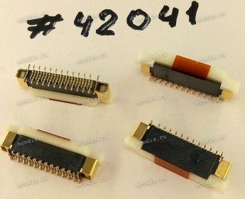 Разъём FFC FPC 22P 0.5 BLK S/T G/F (Asus p/n: 12018-00361000) ACES 50559-02241-003