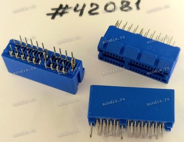 Разъём SLOT PCIE X1 36P G/F DIP D-BLU (Asus p/n: 12G03002036N) E-MOVE EE0360-1G0Z-00H