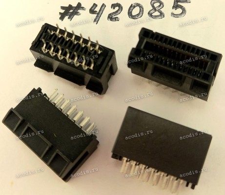 Разъём SLOT PCIE 26P G/F,EDGE,BLACK (Asus p/n: 12G030000265) WINWIN WPES-026AN41B11UWS