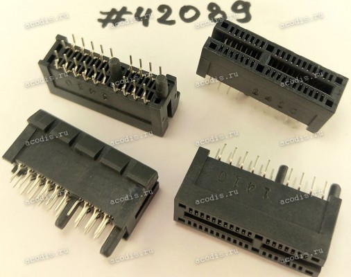 Разъём SLOT PCIE X1 36P G/F CHARL DIP (Asus p/n: 12003-00081800) LOTES AAA-PCI-155-K22