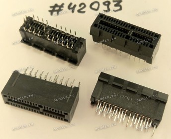 Разъём SLOT PCIE X1 36P G/F CHARL DIP (Asus p/n: 12003-00081700) FOXCONN 2EG01811-R95-DF
