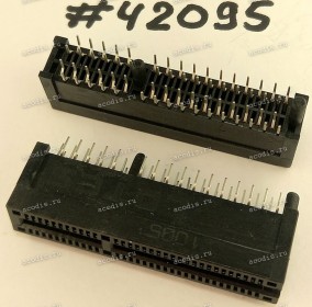 Разъём SLOT PCIE X4 64P G/F (Asus p/n: 12G030000645) LOTES AAA-PCI-022-K03,BLACK<G>