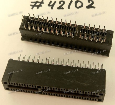 Разъём SLOT PCIE X4 64P G/F T-C/U DIP (Asus p/n: 12003-00010200) FOXCONN 2EG03211-R8Q-DF
