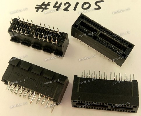 Разъём SLOT PCIE X1 36P G/F BLK/U (Asus p/n: 12003-00082100) FOXCONN 2EG01811-R9B0-DF Разъём SLOT PCIE X1 36P G/F BLK/U (Asus p/n: 12003-00082100) FOXCONN 2EG01811-R9B0-DF