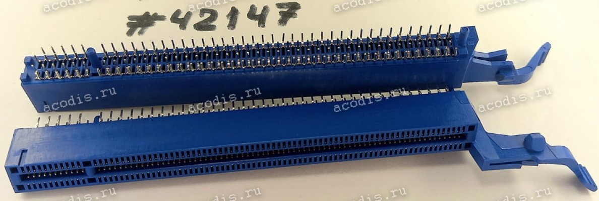Разъём SLOT PCIE X16 164P G/F BLUE (Asus p/n: 12G03060164V) FOXCONN 2EG38211-A2L-4F