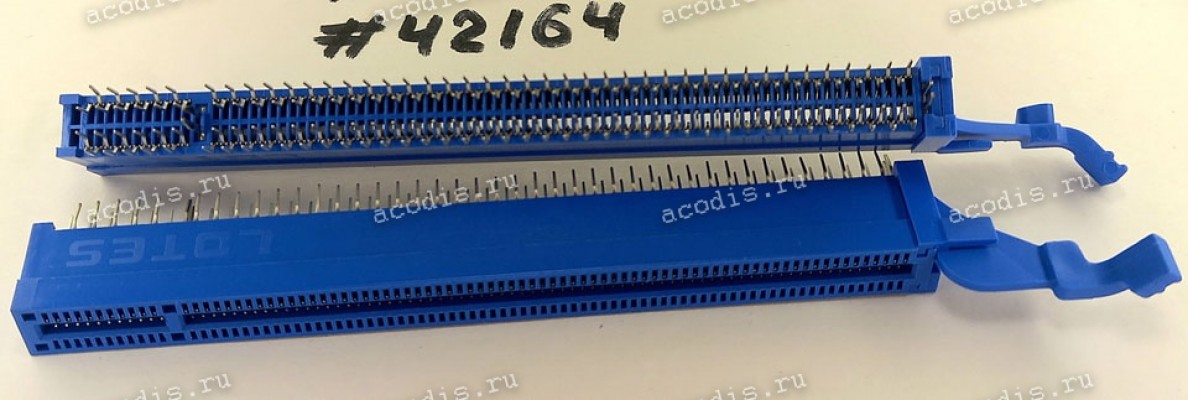 Разъём SLOT PCIE X16 164P G/F D-BLUE (Asus p/n: 12G03071164N) LOTES AAA-PCI-058-K29