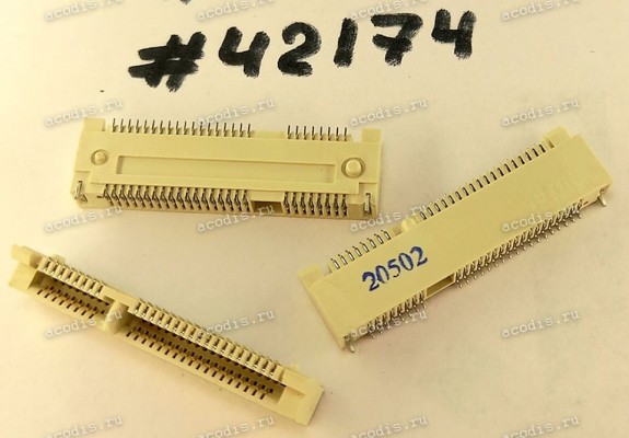 Разъём MINI PCI-E 52P 0.8mm 4.0H SMT (Asus p/n: 12G03011052E) SUYIN 800055FB052S100PL