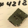 Слот NanoSIM 7P 2.12H STD R/A SMT (Asus p/n: 12023-00041200) TAISOL 5-501901001000-6