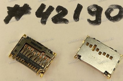 Разъём MICRO SD SOCKET 8P 1.15H STD (Asus p/n: 12023-00026000) AMCO 251-200903-038