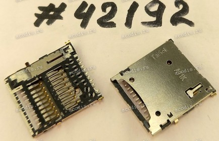 Разъём MICRO SD SOCKET 18P 1.27H STD (Asus p/n: 12023-00050300) TAISOL 158-1000902614