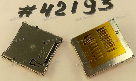 Разъём MICRO SD SOCKET 18P 1.5H REV (Asus p/n: 12023-00050400) TAISOL 158-2000902612