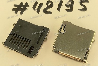 Разъём MICRO SD SOCKET CTF-11081-P (Asus p/n: 12023-00380000) BYD 12103277-00