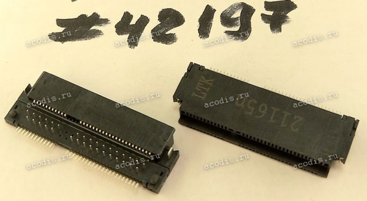 Разъём HOUSING CON SMD 20P 1R FR (P0.5,H3) (Asus p/n: 12008-00121100) QCI DFHS75FR616