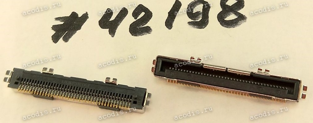 Разъём HOUSING CON SMD 40P 1R FS (Asus p/n: 12008-00120200) QCI DFHS40FS036(P0.5,H2.6)