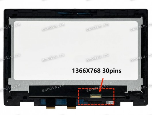 11.6 inch N116BCA-EA1 (+ тач ASUS Pro BR1100FKA) черный с рамкой 1366x768 LED 30 пин  NEW