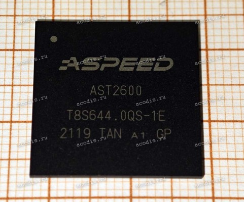 Микросхема aSPEED AST2600, AST2600A1-GP TFBGA-624 VIDEO PROCESSOR (Asus p/n: 06121-00160000) NEW original