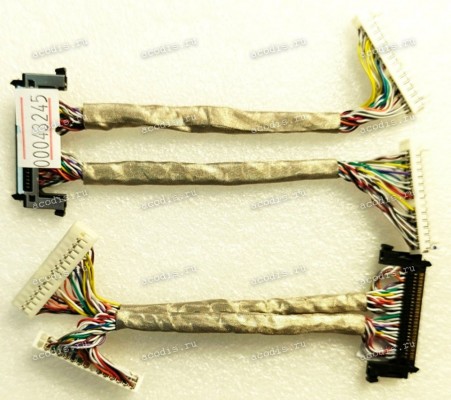 LCD LVDS cable Asus LMT VG248QE VG248QEZ VG248QE-J VG248QZ (p/n 14004-01330000) LCD Monitor LVDS CABLE(AUO) L=115 mm, 115 mm, 30 pin, 30 pin, 51 pin / QISDA/5K.1YD02.001
