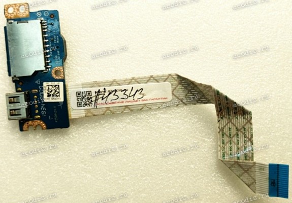 USB & CardReader Board Dell Vostro 3480 3481 Dell Inspiron 3585 P75F 3785 P35E (CF43) (p/n EDI56 LS-G716P NBX00029C00) & Cable