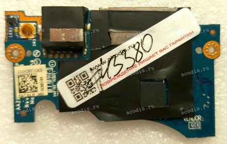 Power Button & USB & Card Reader Board Dell XPS 13 9343 9350 9360 (p/n LS-C881P, H2P6T, LF-B441P, 005NJV) & Cable