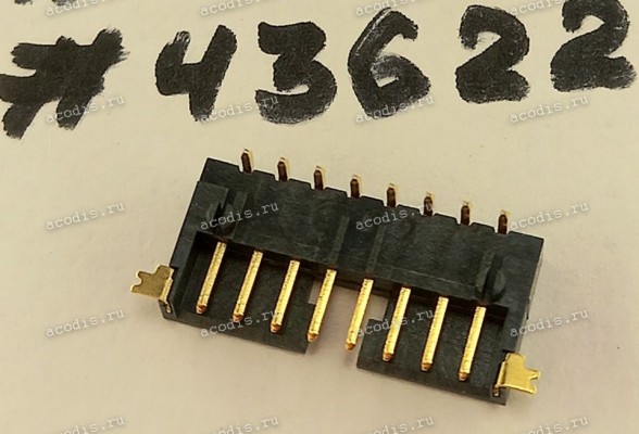 Разъём DIP HEADER CON 8P 1R MR(P2.0,H3.0) (Asus p/n: 12006-00251600) QCI DFHD08MR330