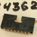 Разъём DIP HEADER CON 8P 1R MR(P2.0,H3.0) (Asus p/n: 12006-00251600) QCI DFHD08MR330