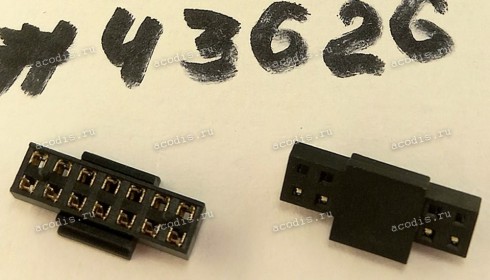 Разъём PCB SCK 2X7P 2.0 2.2H S/T DIP (Asus p/n: 12005-00121200) DST-CONN DH119-FVB014RL20N-1