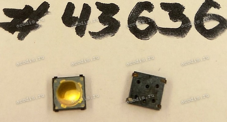 Переключатель TACT SWITCH 4P SMT (Asus p/n: 12G09403404R) DIPTRONICS TJ-416-V-TR