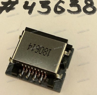 Разъём LAN JACK 8P 2.3H R/A DIP SUNK (Asus p/n: 12014-00038100) SINGATRON 2RJ1670-101112F