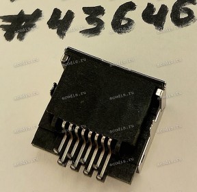 Разъём LAN JACK 8P 6H STD SUNK R/A (Asus p/n: 12014-00695800) ALLTOP C10201-10839-L