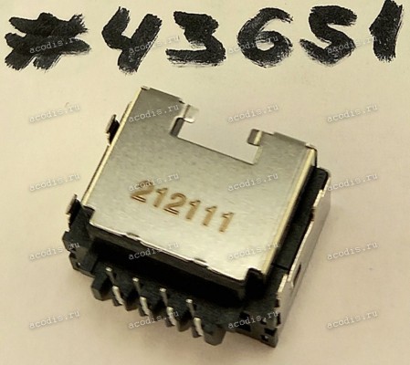 Разъём DIP RJ45 CON 8P 2R FR(H6.66) (Asus p/n: 12014-00401000) QCI DFTJ08FR497