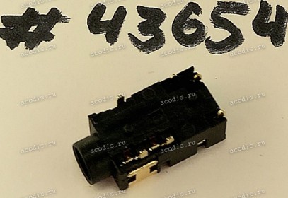 Разъём Audio JACK 6P 2.1CH R/A DIP (Asus p/n: 12014-00149600) TECHNIK TSH-5786R2-H3-105-G-1