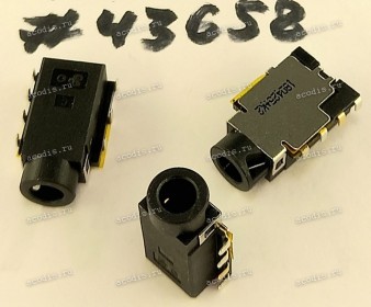 Разъём Audio JACK 6P FR(H4.9) DIP (Asus p/n: 12014-00400200) QCI DFTJ06FR623