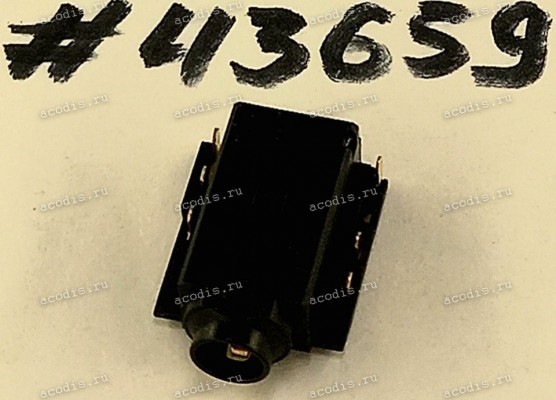 Разъём Audio JACK 6P FR(H5.65) DIP (Asus p/n: 12014-00400900) QCI DFTJ06FRB53