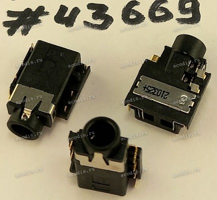 Разъём Audio JACK 6P -0.4CH SUNK R/A (Asus p/n: 12014-00719200) SINGATRON 2SJ3160-008111F