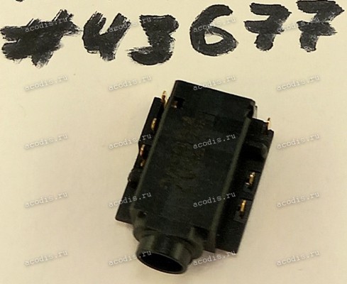 Разъём Audio JACK 6P -2.25CH SUNK R/A (Asus p/n: 12014-00993400) DST-CONN DA2-4159R-60BMX-8