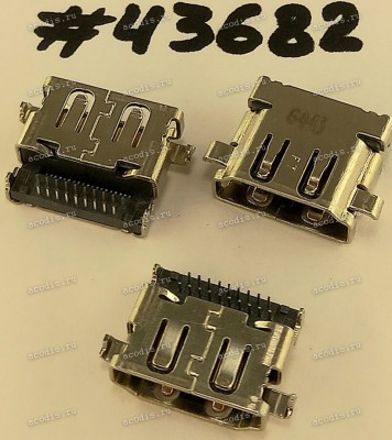 Разъём HDMI CON 19P 0.5 -0.3CH REV (Asus p/n: 12022-00094400) ACON HMRF7-AK120C