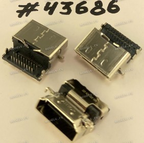 Разъём HDMI CON 19P 0.5 -2.36CH REV (Asus p/n: 12022-00131100) ALLTOP C128BA-K1939-L