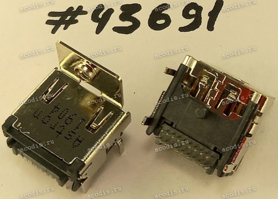 Разъём HDMI CON 19P 5U 0.5 R/A (Asus p/n: 12022-00133600) ASTRON 365FA19-1N606T-R