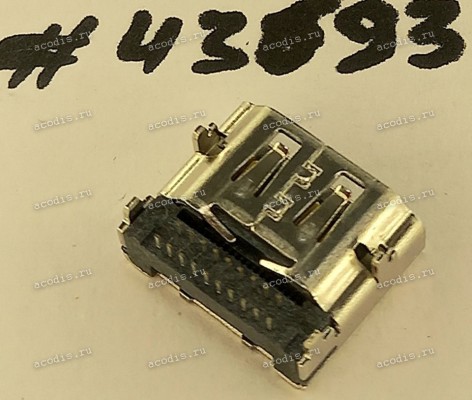 Разъём HDMI CON 19P 0.5 2.2CH STD (Asus p/n: 12022-00134300) ALLTOP C128BS-K1939-L
