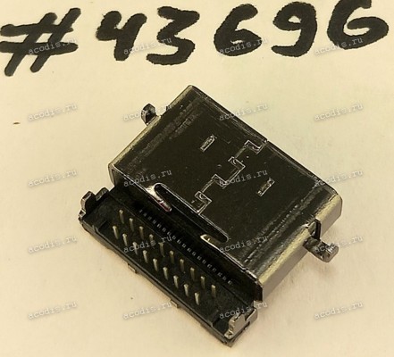 Разъём HDMI CON 19P 0.5 -0.25CH REV (Asus p/n: 12022-00135200) ALLTOP C128P4-K1939-L