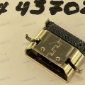 Разъём HDMI CON 19P 0.5 0.73CH STD SUNK (Asus p/n: 12022-00139800) ACON HMRHL-AK120D