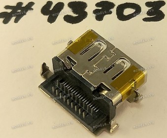 Разъём HDMI CON 19P 1.0 6.4H (Asus p/n: 12022-00140300) QCI DFHD19MR662