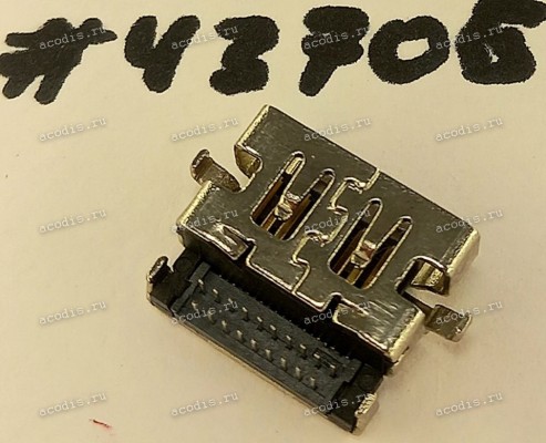 Разъём HDMI CON 19P 0.5 0.6CH SUNK (Asus p/n: 12022-00150000) BYD 12208000-00