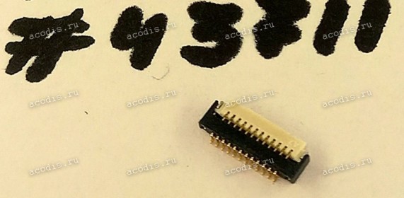 Разъём MINI DP 20P 0.6 1.65CH STD R/A (Asus p/n: 12022-00026100) ALLTOP C17722-120A9-L