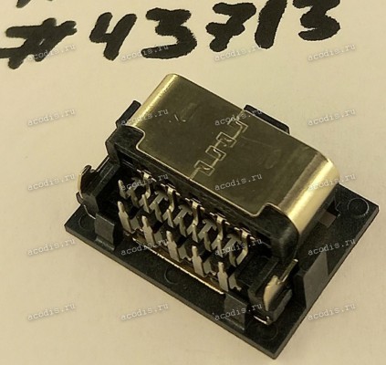 Разъём DB-15F VGA D-SUB 15P F 0.5CH REV SUNK R/A (Asus p/n: 12010-00145700) ACON DHR4U-15K1202